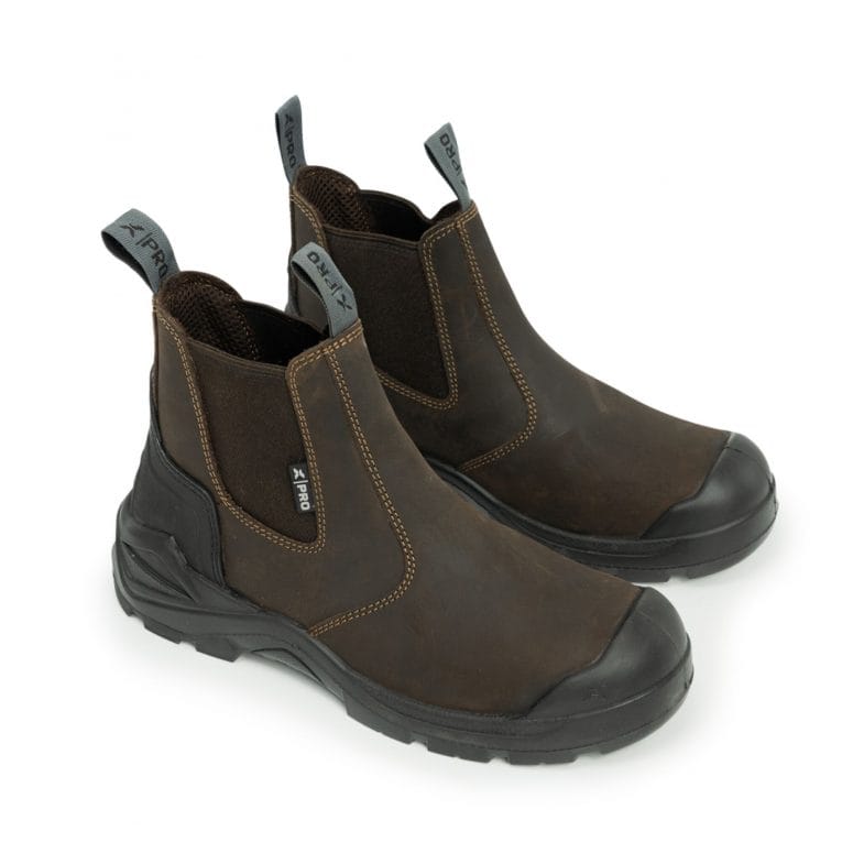 Xpert Pro Hutton S3L Safety Dealer Boot Brown