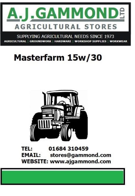 AJG Optifarm Master 15W-30 (Masterfarm)