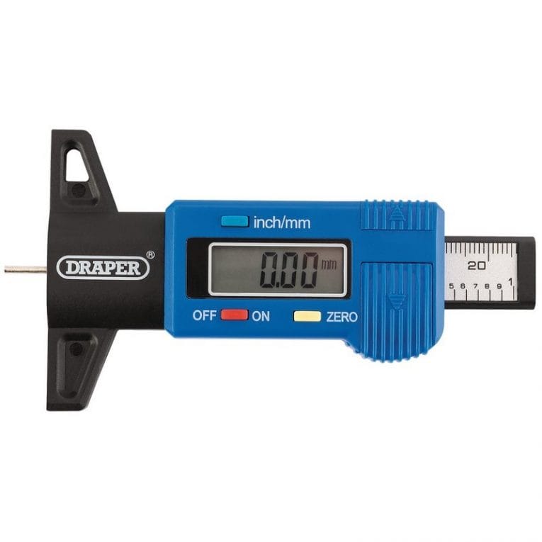 Draper tyre depth gauge