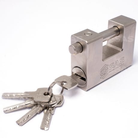 Padlock with keys