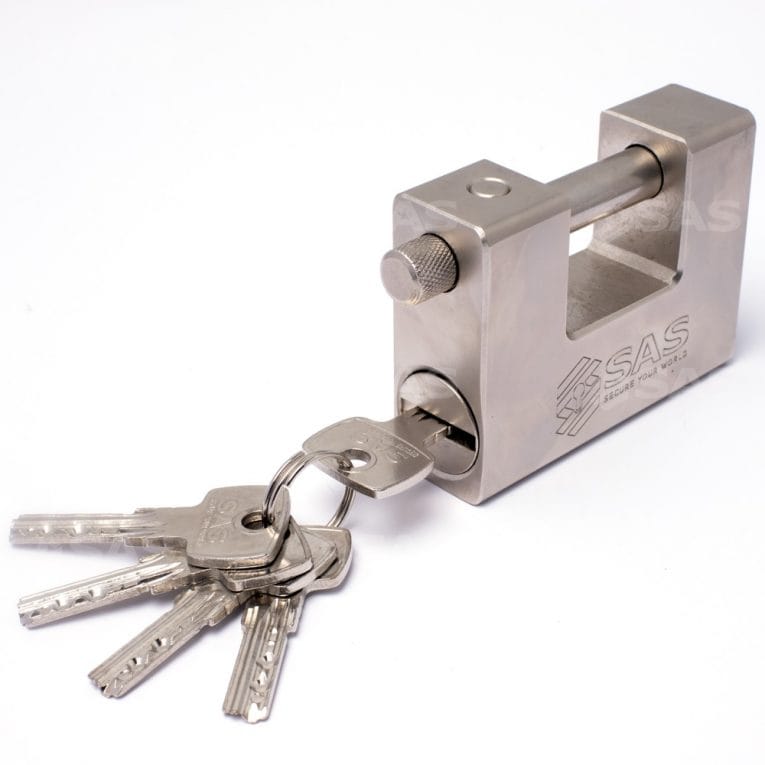 Padlock with keys