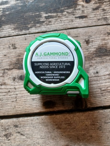 AJ Gammond measuring tape