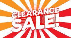 X CLEARANCE SALE X